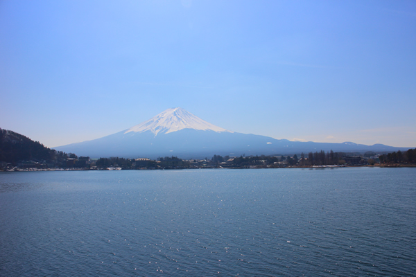 河口湖より富士山